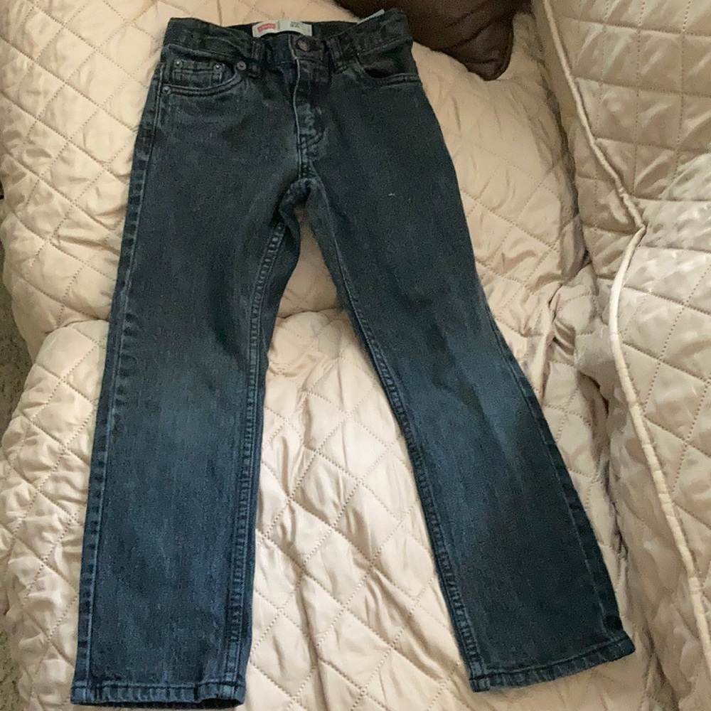 SLIM FIT LEVIS BLACK JEANS